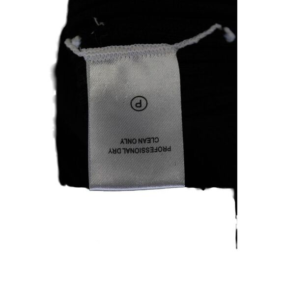 Staud Womens Two-Toned Ribbed V-Neck Button Up Cardigan Sweater Black Size L - Picture 4 of 6